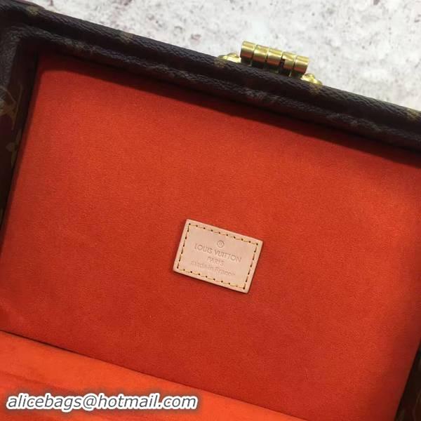 Hot Sale Louis Vuitton Monogram Canvas Treasure Box 40666 Light Red