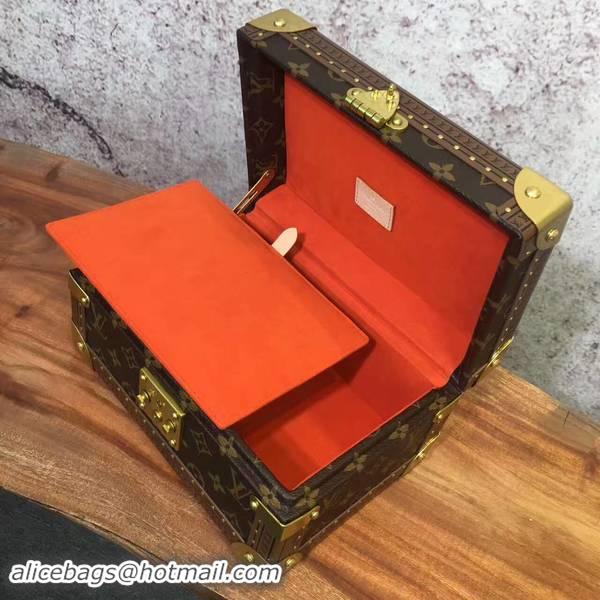 Hot Sale Louis Vuitton Monogram Canvas Treasure Box 40666 Light Red