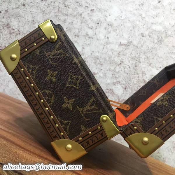 Hot Sale Louis Vuitton Monogram Canvas Treasure Box 40666 Light Red