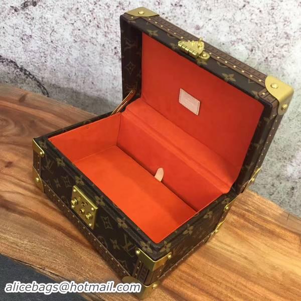 Hot Sale Louis Vuitton Monogram Canvas Treasure Box 40666 Light Red