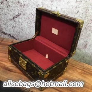 Super Quality Louis Vuitton Monogram Canvas Treasure Box 40666 Marroon