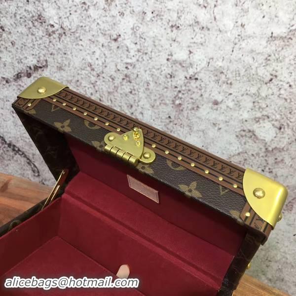 Super Quality Louis Vuitton Monogram Canvas Treasure Box 40666 Marroon