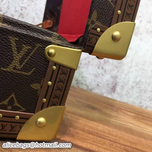 Unique Discount Louis Vuitton Monogram Canvas Treasure Box 40666 Red