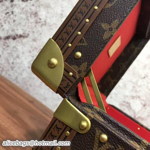 Unique Discount Louis Vuitton Monogram Canvas Treasure Box 40666 Red