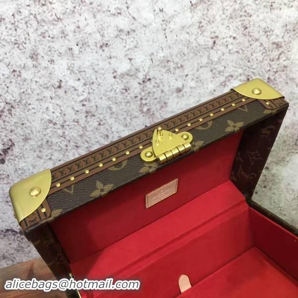 Unique Discount Louis Vuitton Monogram Canvas Treasure Box 40666 Red