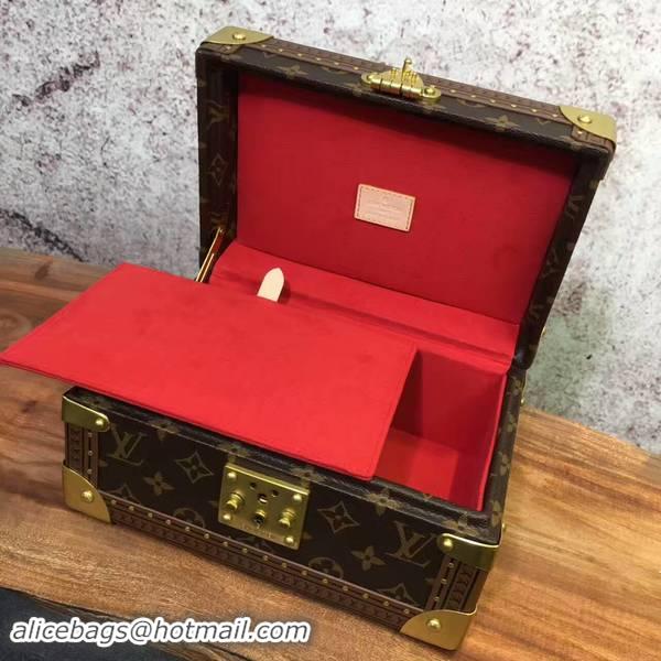 Unique Discount Louis Vuitton Monogram Canvas Treasure Box 40666 Red