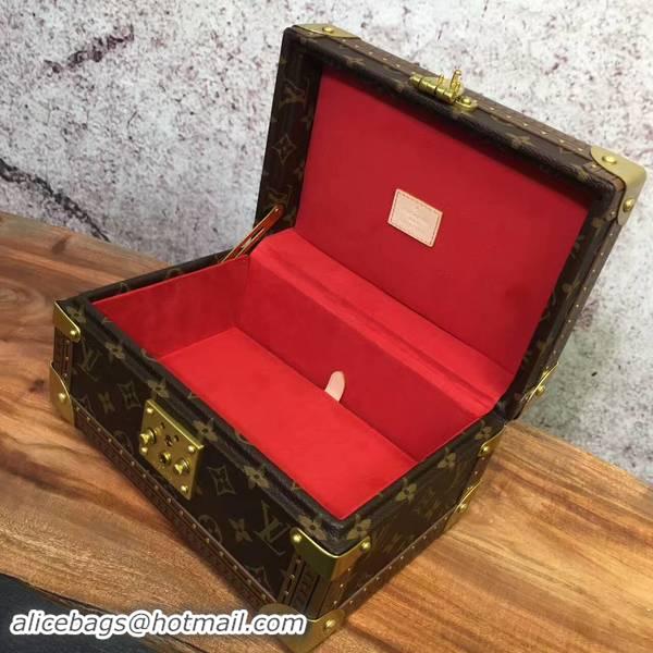 Unique Discount Louis Vuitton Monogram Canvas Treasure Box 40666 Red