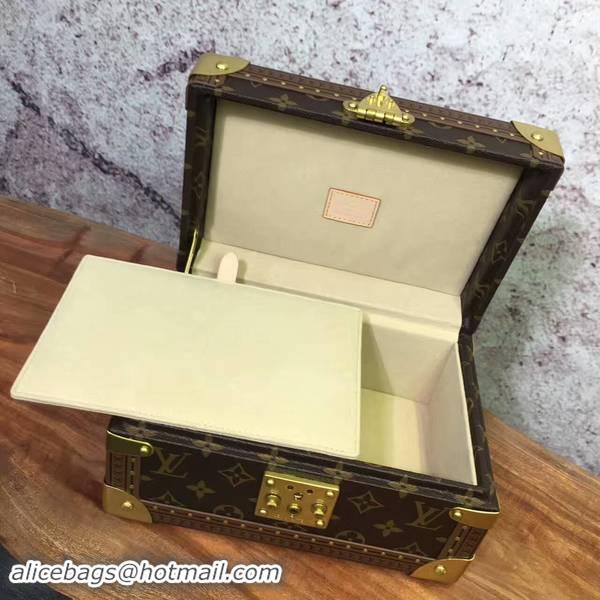 Best Luxury Louis Vuitton Monogram Canvas Treasure Box 40666 Yellow