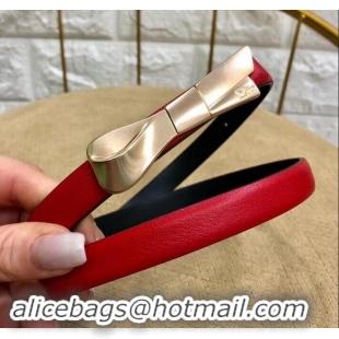 Fashion Dior Width 1.5cm Bow Buckle Belt 931039 Red