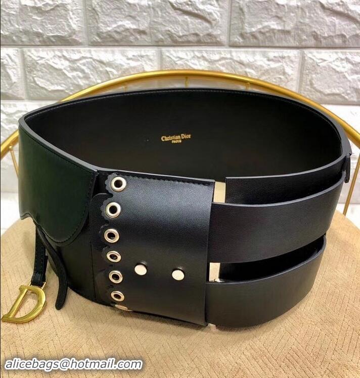 Fashionable Dior Width 12cm Saddle Calfskin Belt 931040