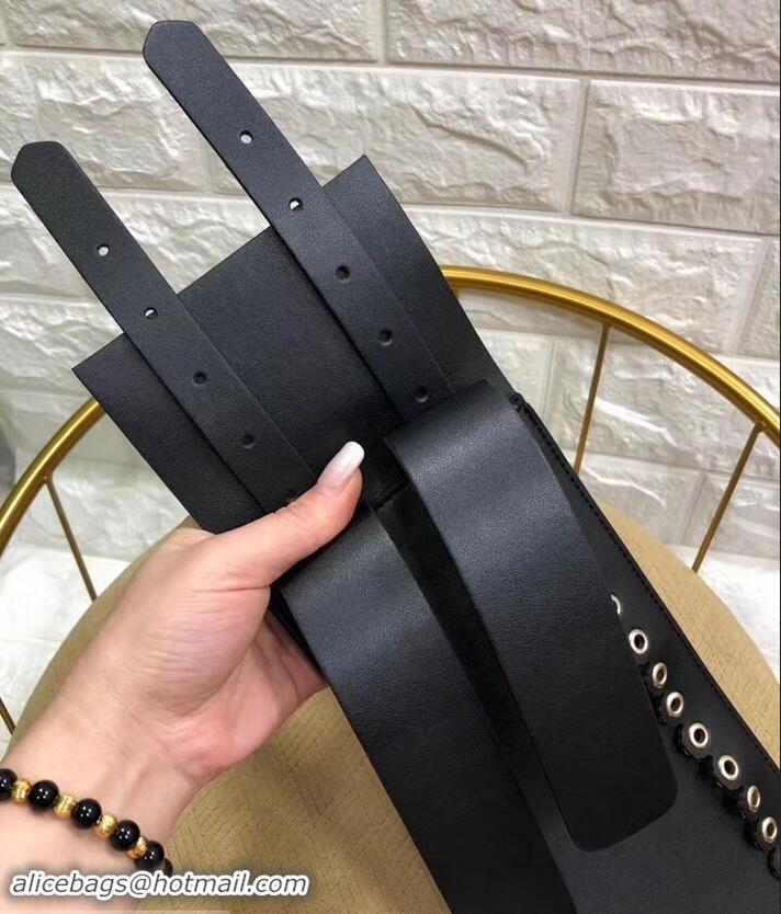 Fashionable Dior Width 12cm Saddle Calfskin Belt 931040