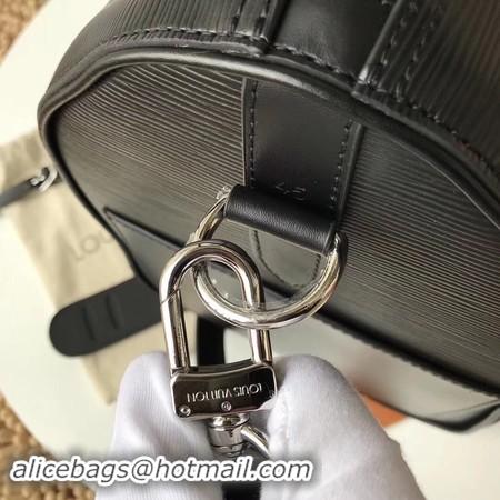 Best Price Louis Vuitton Original Epi Leather SUPREME Keepall 45CM Strap M53419 Black