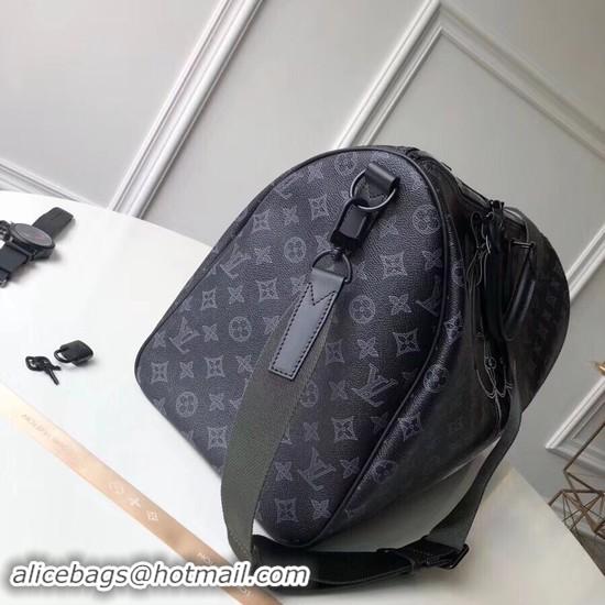 Discount Louis Vuitton Monogram Ink Coated Canvas KEEPALL BANDOULIERE 50 M43684