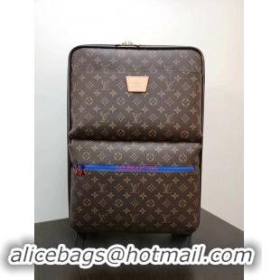 Low Price Louis Vuitton Monogram Canvas Universal wheel Pegase 55 N41385