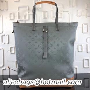 High Quality Louis Vuitton Monogram Titanium Canvas Zipped Tote M43887