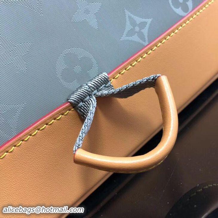 High Quality Louis Vuitton Monogram Titanium Canvas Zipped Tote M43887