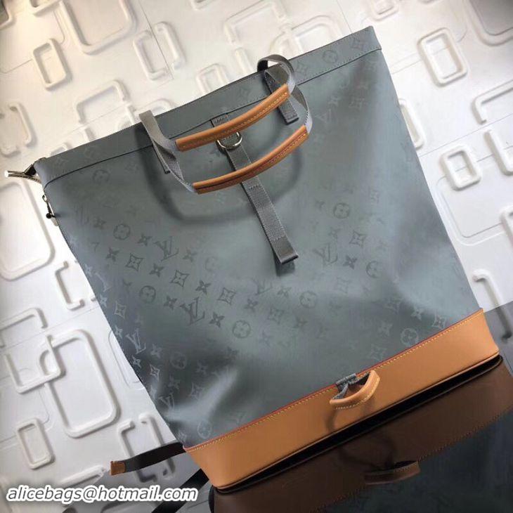 High Quality Louis Vuitton Monogram Titanium Canvas Zipped Tote M43887