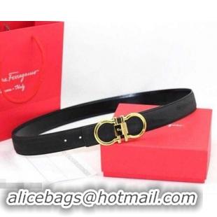 Best Price Ferragamo 3cm width Women Adjustable and Reversible Belt in calfskin 602326