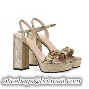 Top Grade Gucci Platform Sandal With Double G G89745