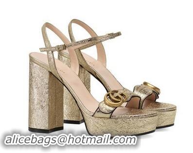 Top Grade Gucci Platform Sandal With Double G G89745