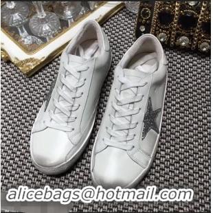 Cheapest Golden Goose Deluxe Brand Superstar Sneakers GCOWS590 White/Silver 2018