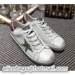 Low Cost Golden Goose Deluxe Brand Superstar Sneakers GD8402 White/Glitter Red 2018