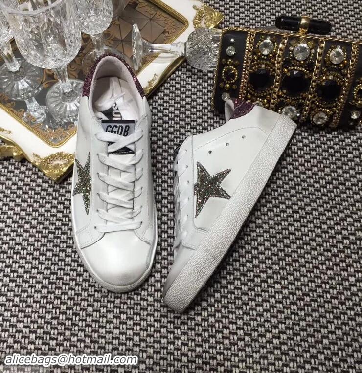 Low Cost Golden Goose Deluxe Brand Superstar Sneakers GD8402 White/Glitter Red 2018