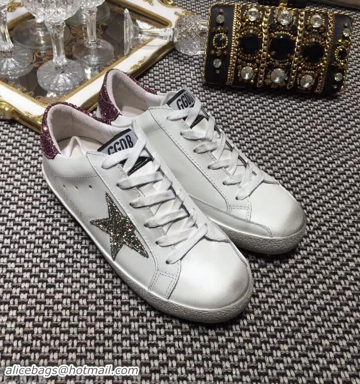 Low Cost Golden Goose Deluxe Brand Superstar Sneakers GD8402 White/Glitter Red 2018