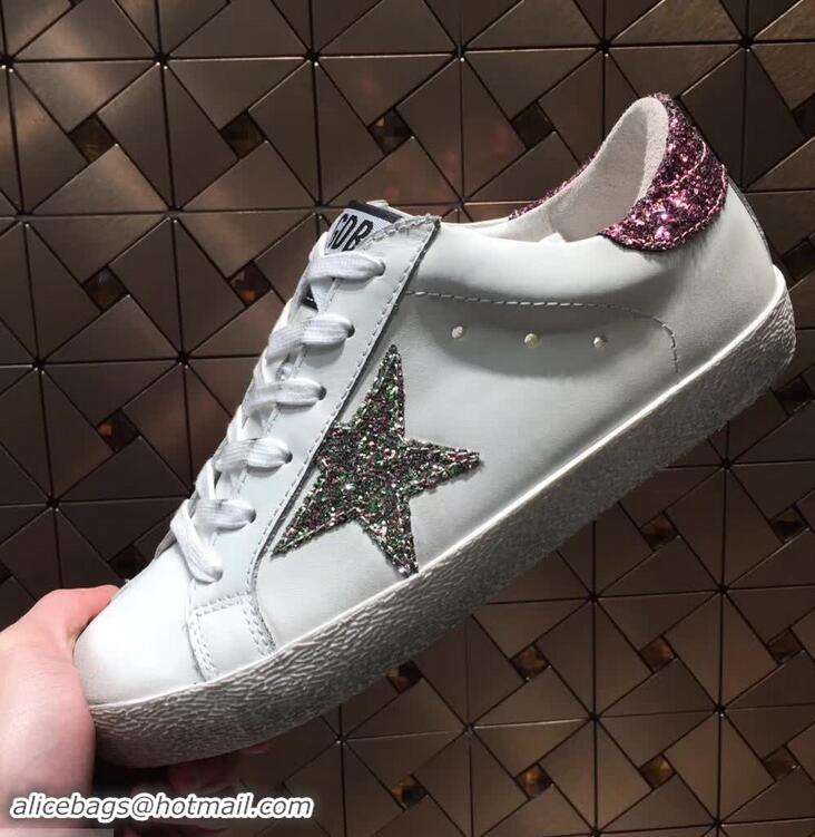 Low Cost Golden Goose Deluxe Brand Superstar Sneakers GD8402 White/Glitter Red 2018