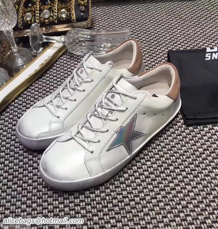 Low Price Golden Goose Deluxe Brand Superstar Sneakers GD8402 White/Dark Beige 2018