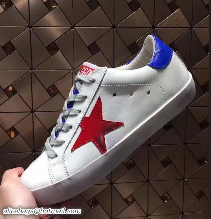 Discount Golden Goose Deluxe Brand Superstar Sneakers GD8402 White/Blue 2018