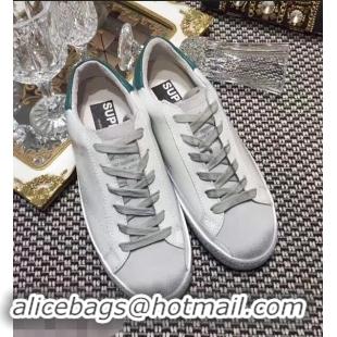 Inexpensive Golden Goose Deluxe Brand Superstar Sneakers GD8402 White/Dark Green 2018