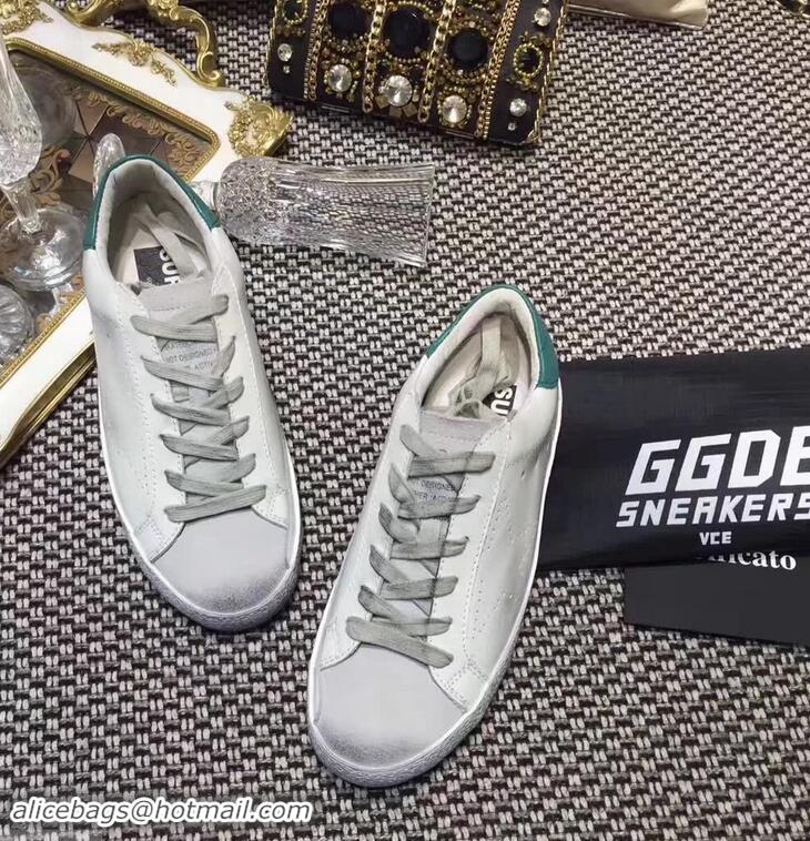 Inexpensive Golden Goose Deluxe Brand Superstar Sneakers GD8402 White/Dark Green 2018