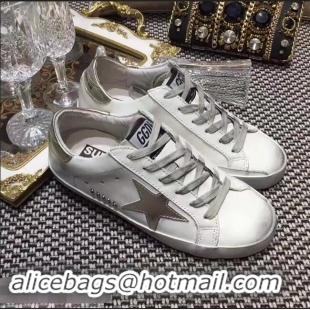 Buy Discount Golden Goose Deluxe Brand Superstar Sneakers GD8402 White/Metal Gray 2018