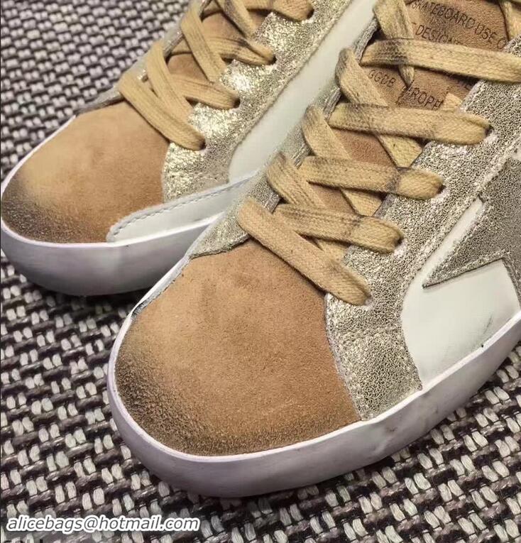 New Design Golden Goose Deluxe Brand Superstar Sneakers GD8402 White/Beige/Silver 2018