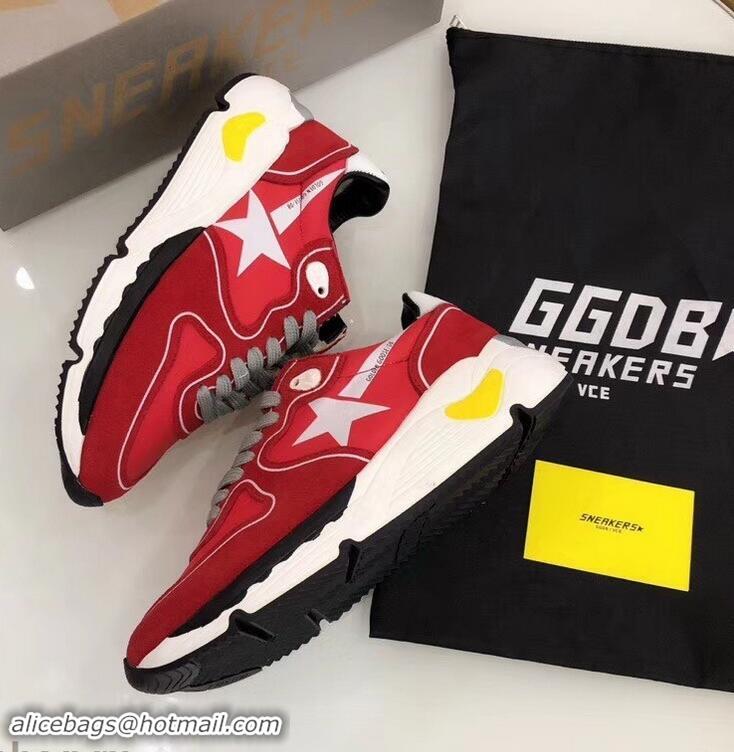 Cheap Golden Goose Deluxe Brand GGDB Running Sole Sneakers GD9334 Red 2019