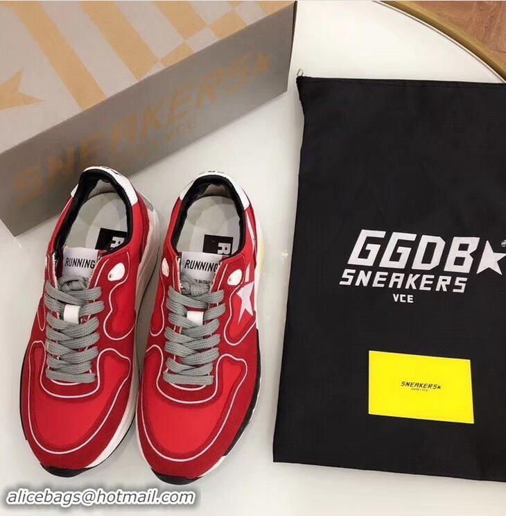 Cheap Golden Goose Deluxe Brand GGDB Running Sole Sneakers GD9334 Red 2019