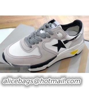 Wholesale Golden Goose Deluxe Brand GGDB Running Sole Sneakers GD9334 White/Gray 2019