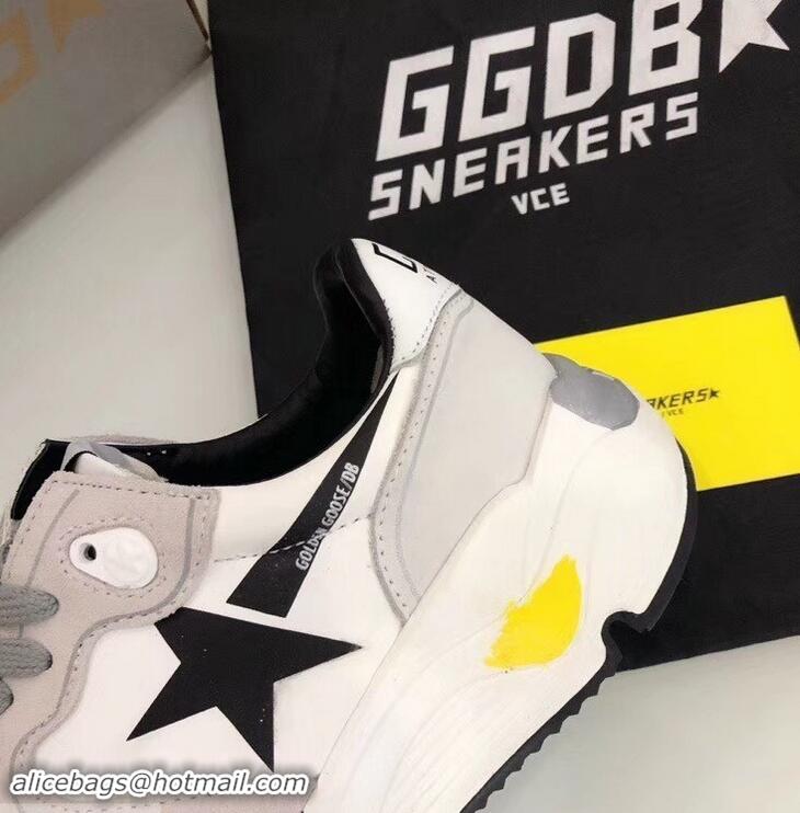 Wholesale Golden Goose Deluxe Brand GGDB Running Sole Sneakers GD9334 White/Gray 2019