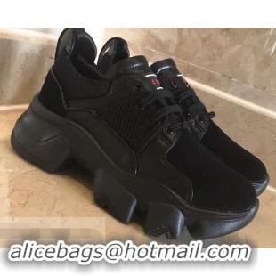 Cheapest Givenchy Low JAW Sneakers in Neoprene and Leather G94302 Black 2019