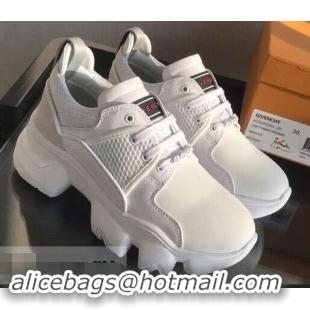 Specials Cheap Givenchy Low JAW Sneakers in Neoprene and Leather G94302 White 2019