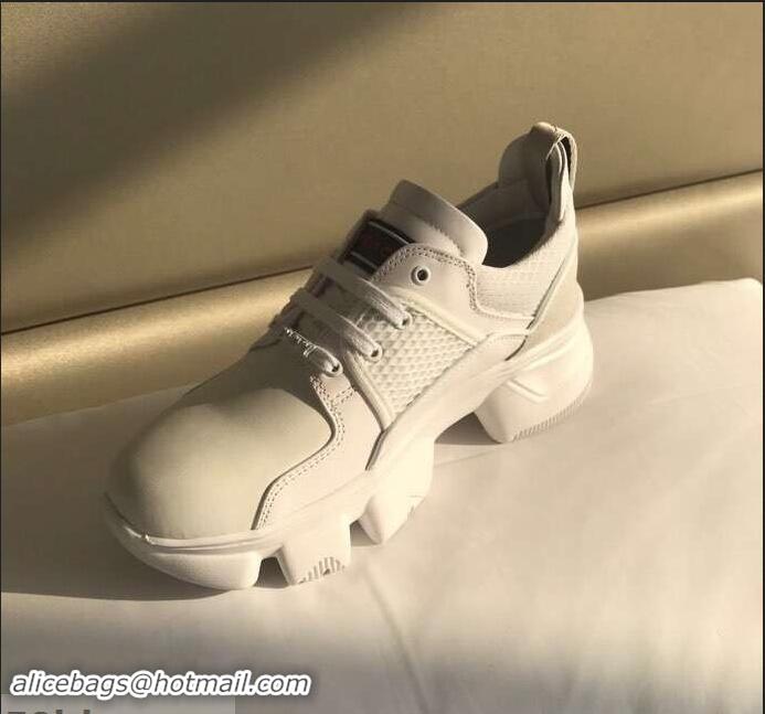 Specials Cheap Givenchy Low JAW Sneakers in Neoprene and Leather G94302 White 2019