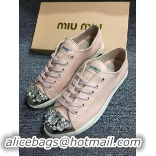 Fashion Discount Cheap Miu Miu Casual Shoes MM439 Pink