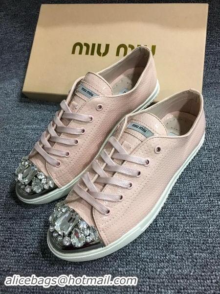 Fashion Discount Cheap Miu Miu Casual Shoes MM439 Pink