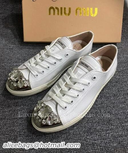 Good Quality Cheap Miu Miu Casual Shoes MM439 White