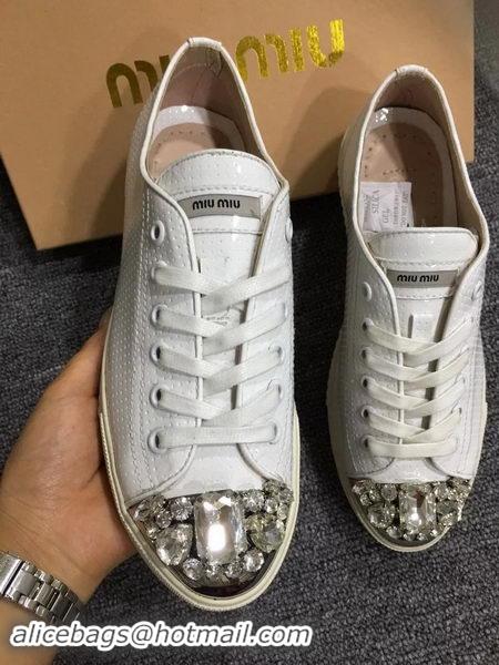 Good Quality Cheap Miu Miu Casual Shoes MM439 White