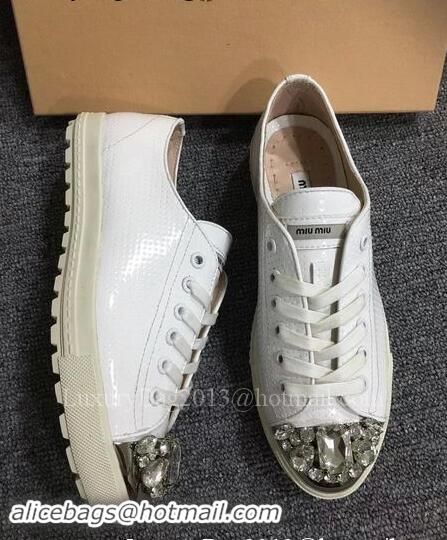 Good Quality Cheap Miu Miu Casual Shoes MM439 White