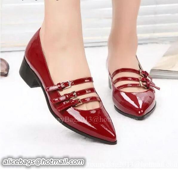 Hot Sell Miu Miu Leather Pump MM446 Red