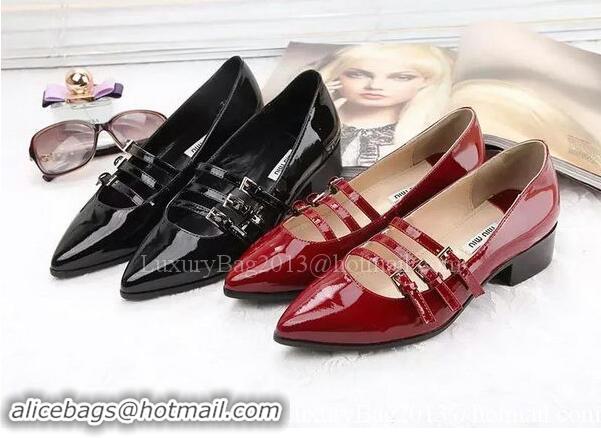 Hot Sell Miu Miu Leather Pump MM446 Red