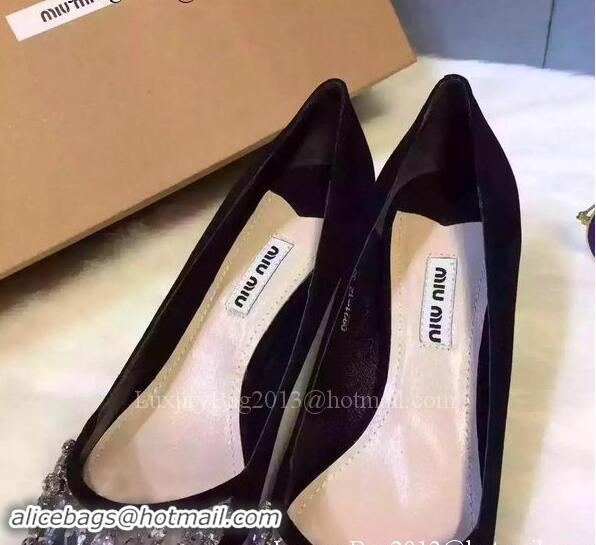 Buy Discount Miu Miu Leather 60mm Pump MM449 Black